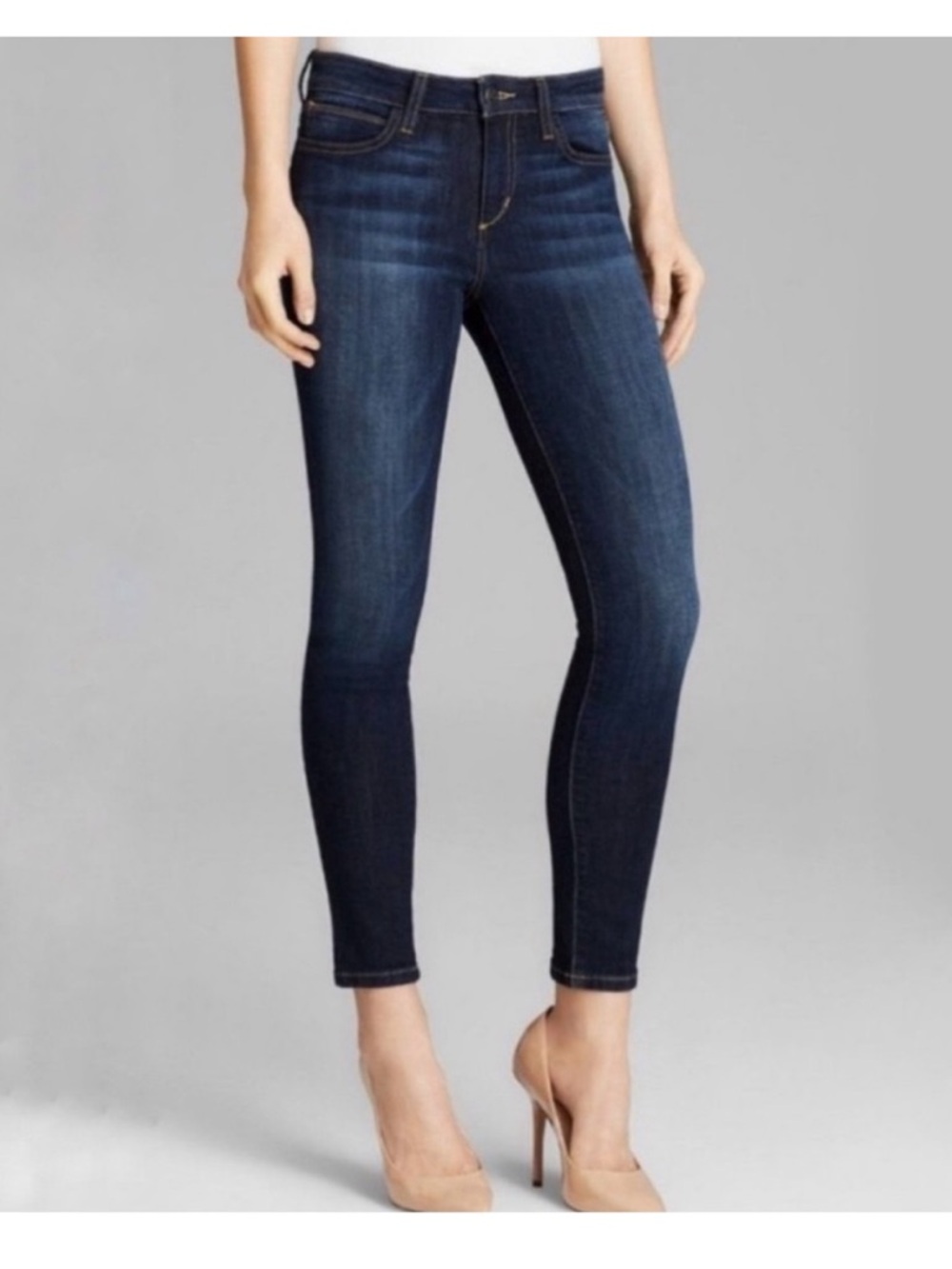Joe’s Jeans Mid Rise 28 Dark Wash Skinny Stretch Denim